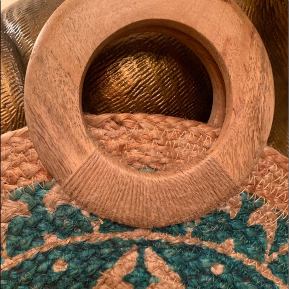 Geometric Handmade clutch. - Picture 8 of 9